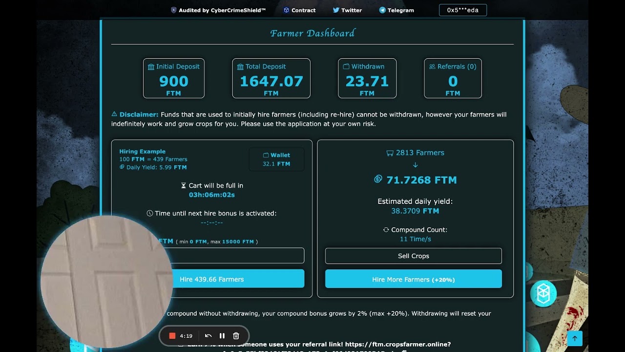 The FTM Crops Farmer   26 May 2022  LIVE WITHDRAWAL