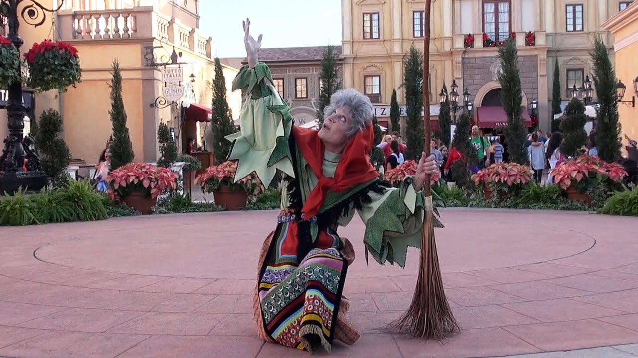 La Befana Italy Holiday Storyteller at Epcot Holidays Around The World 2015 - Walt Disney World