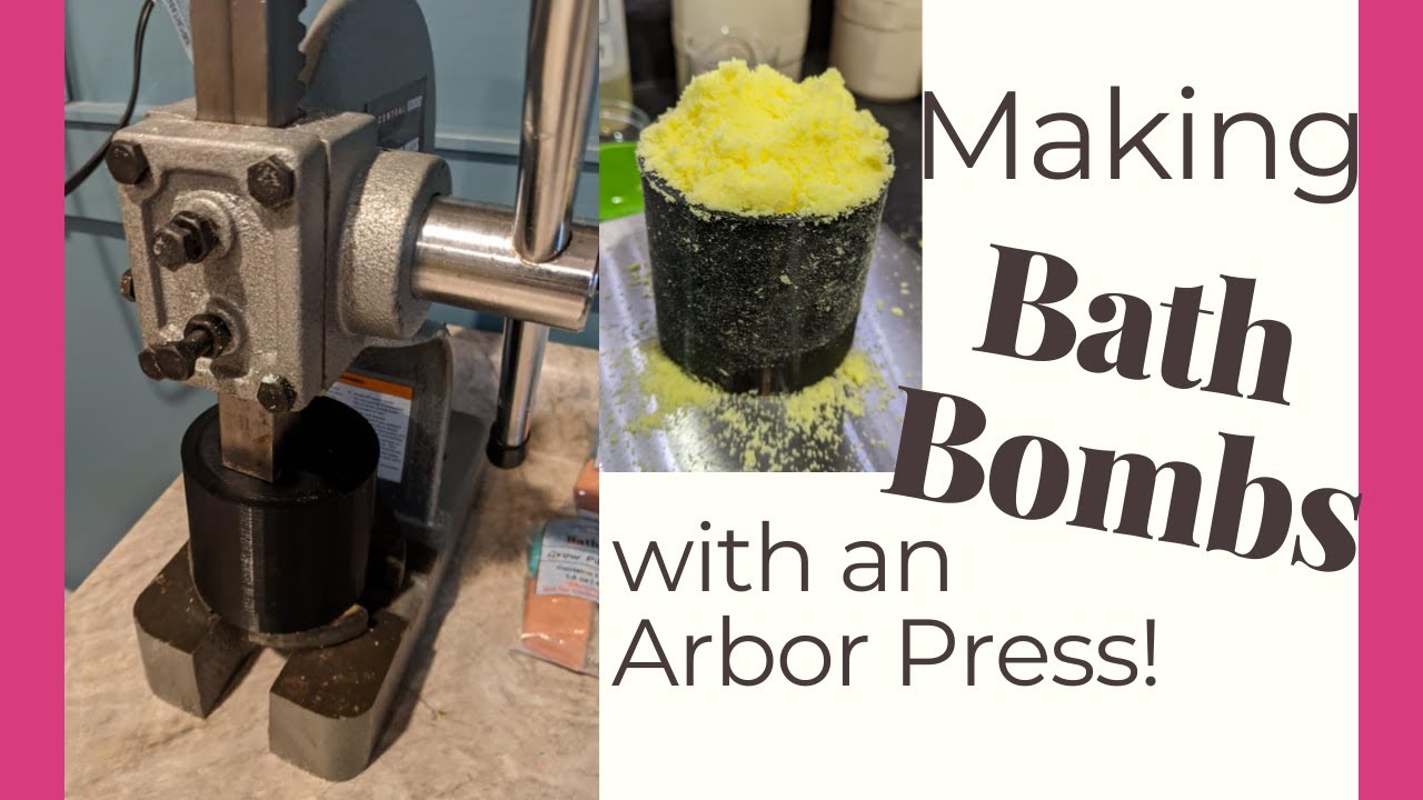 How to Use an Arbor Press to Make Great Bath Bombs!!