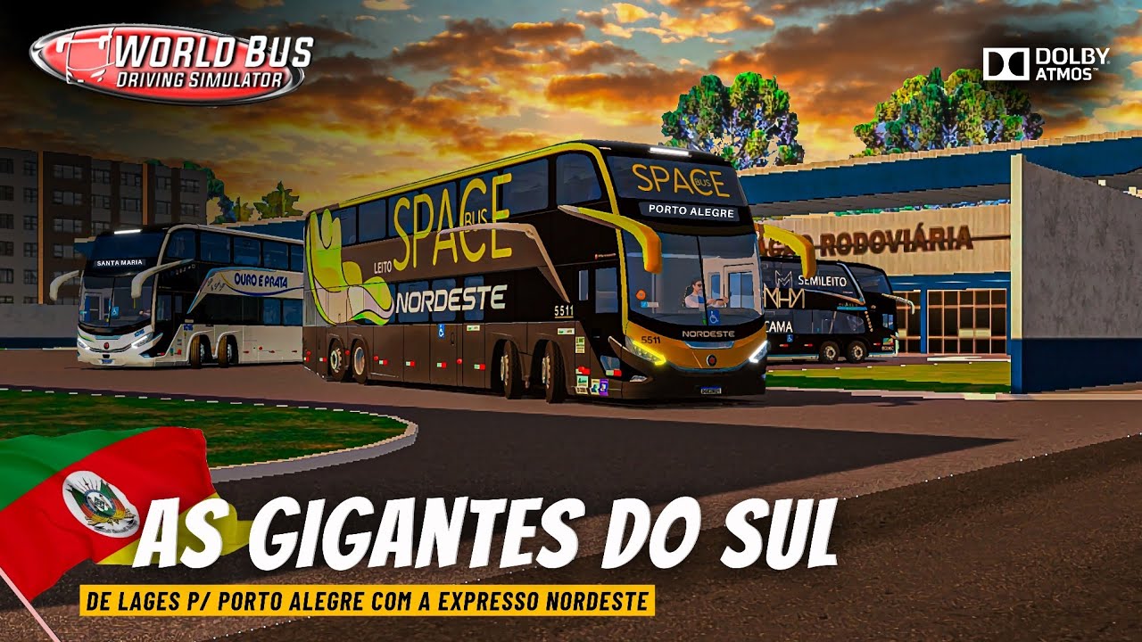 🥵 O SERVIÇO SPACE BUS DA EXPRESSO NORDESTE | WORLD BUS DRIVING SIMULATOR