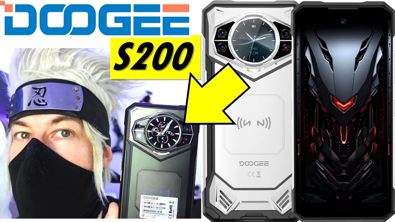 DOOGEE S200 smartphone rugged 5G recensione e unboxing cellulare con night vision e doppio schermo
