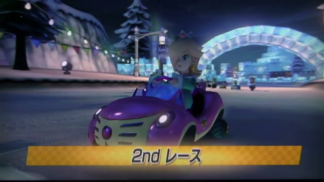 💫 Rosalina 💎 in Mario Kart 8 – Pink Style | ❄️ Leaf Cup (Sherbet Land)