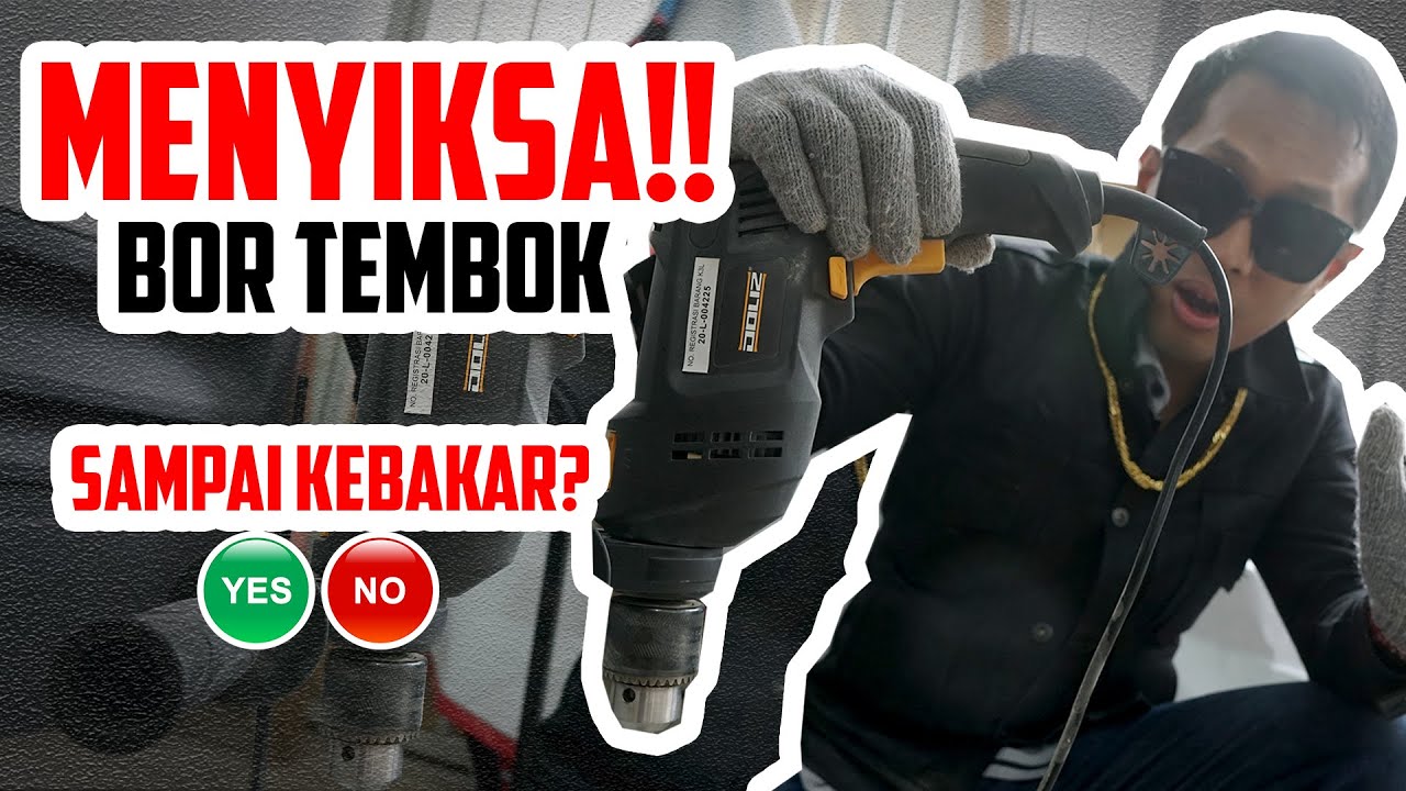 DISIKSA ABIS ! Uji Extreme Mesin Bor Tembok/Beton Doliz BA670