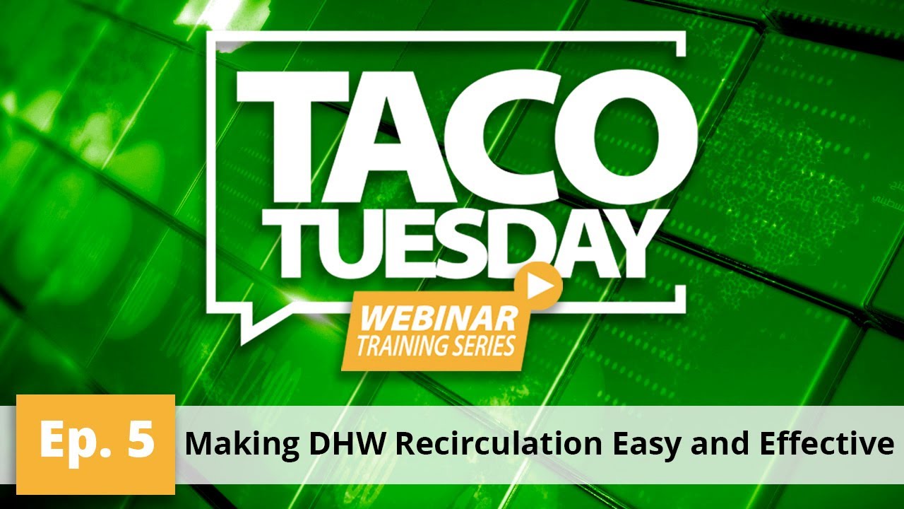Making Domestic Hot Water Recirculation Easy and Effective