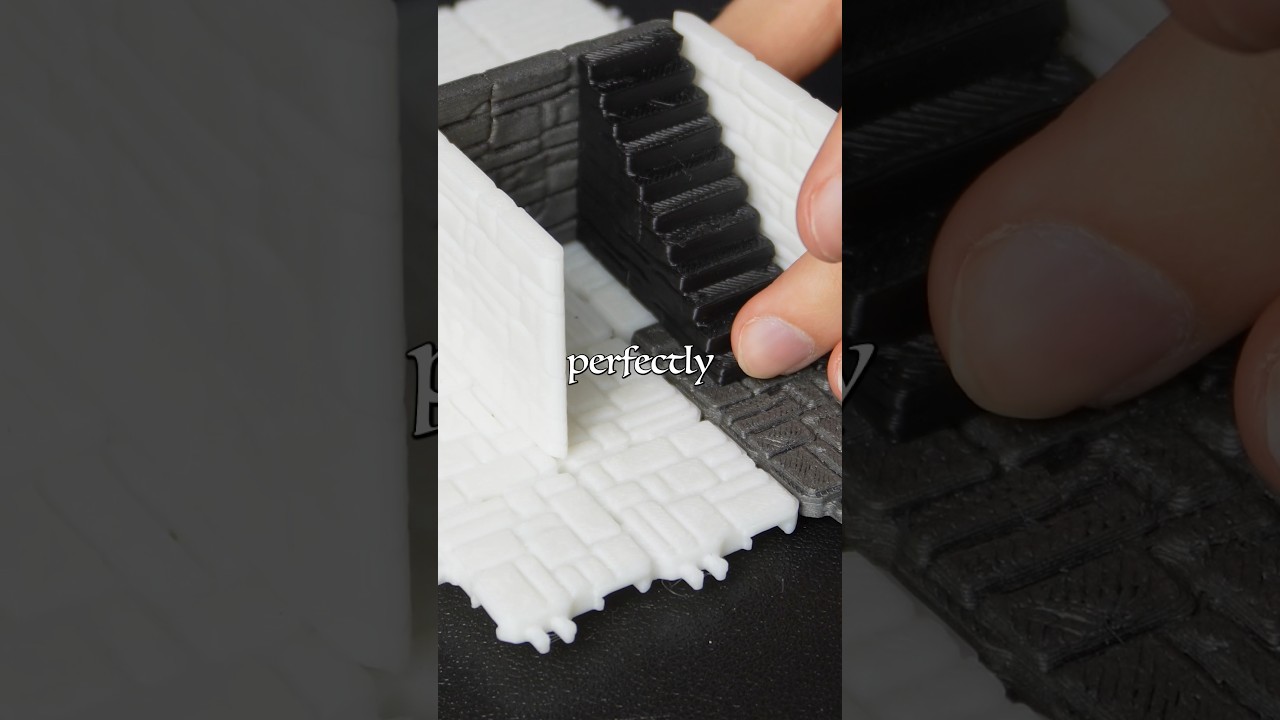 My favorite 3D Printable Dungeon Tiles 🧙&zwj;♂️ #dnd #3dprinting #fyp #diy #deckofdmthings