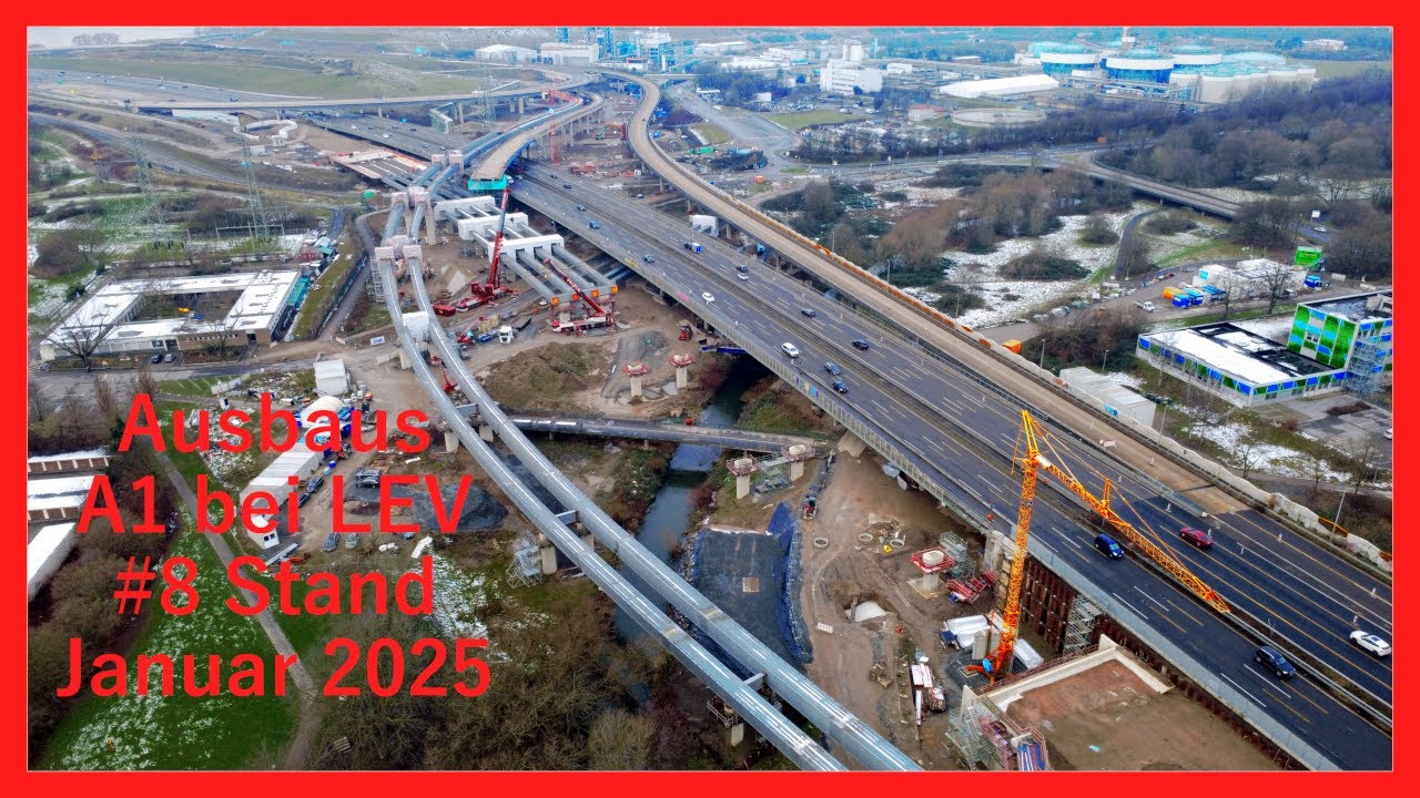 #8 Ausbau A1 bei LEV Stand Januar 2025