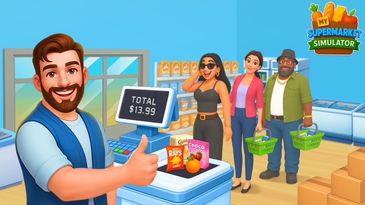 My supermarket stimulator 🛒 | part 15 | The Gaming Girl 