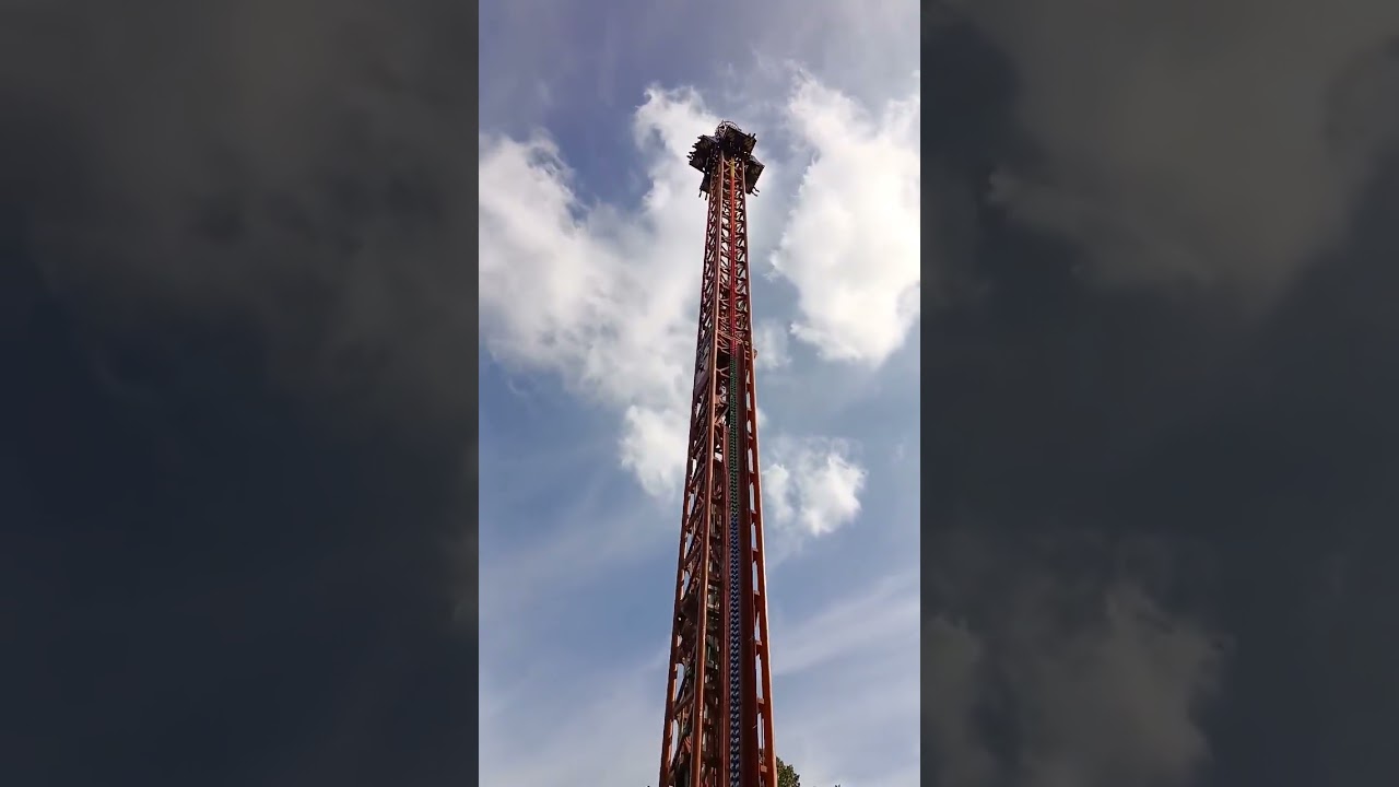 Jolly Roger Drop Tower at Pleasurewood Hills! #droptower #jollyroger #pleasurewoodhills