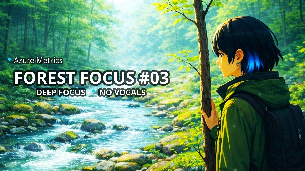 Forest Focus #03 — Spring Mountain Stream 🌿 Organic Chill + Folk Instruments (No Vocals)
