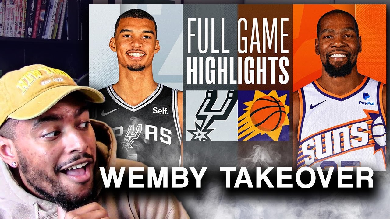 WEMBY JUST WON ROY ! San Antonio Spurs vs Phoenix Suns Full Game Highlights REACTION