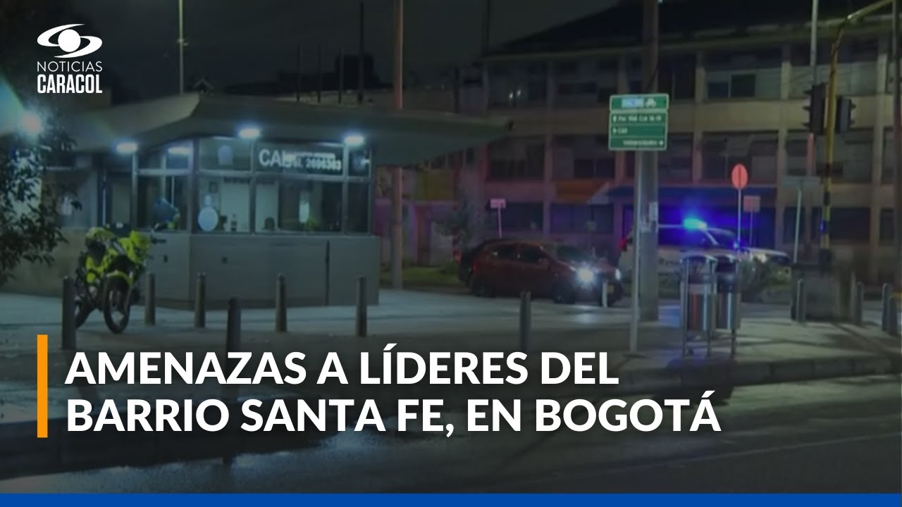¿Qué pasa en el barrio Santa Fe? Algunos habitantes se ven obligados a tener escoltas por amenazas