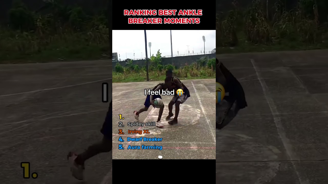 Ranking 5 Best Ankle Breaker moments💀 #anklebreakers #basketballhighlights