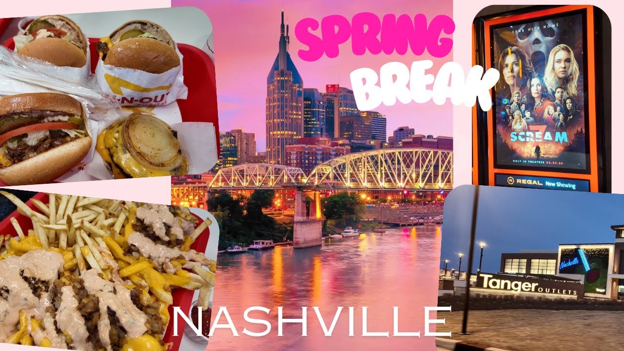 Spring Break Trip To Nashville🌸🌷| Buc-ee’s🦦, Trying In-N-Out🍔🍟, 4DX Movie🍿, and Shopping 🛍️ 