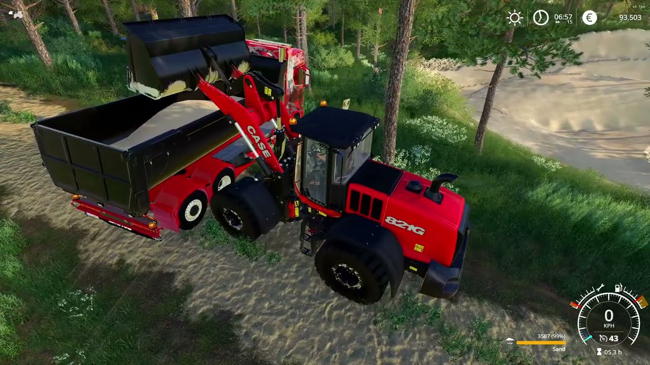 Satatonnia hietaa Betoniasemalle - Farming Simulator 19 - Karelia19 #26