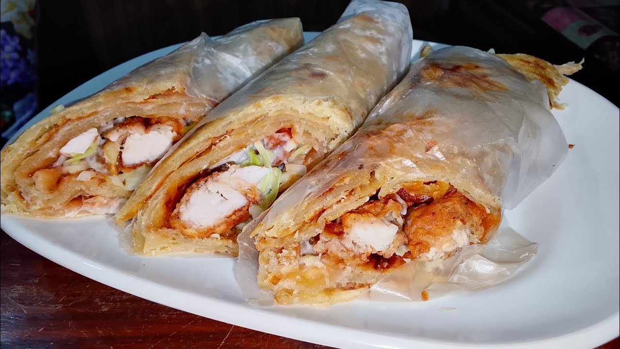 Zinger Paratha Rolls recipe |At home parata  Rolls By chinioty zaika kitchen 