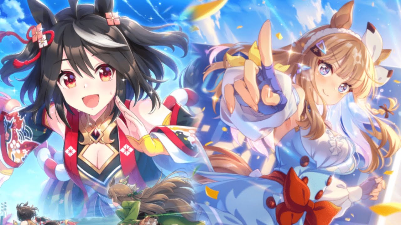 KITASAN BLACK vs ALMOND EYE | TWINKLE LEGENDS [  UMA MUSUME ]