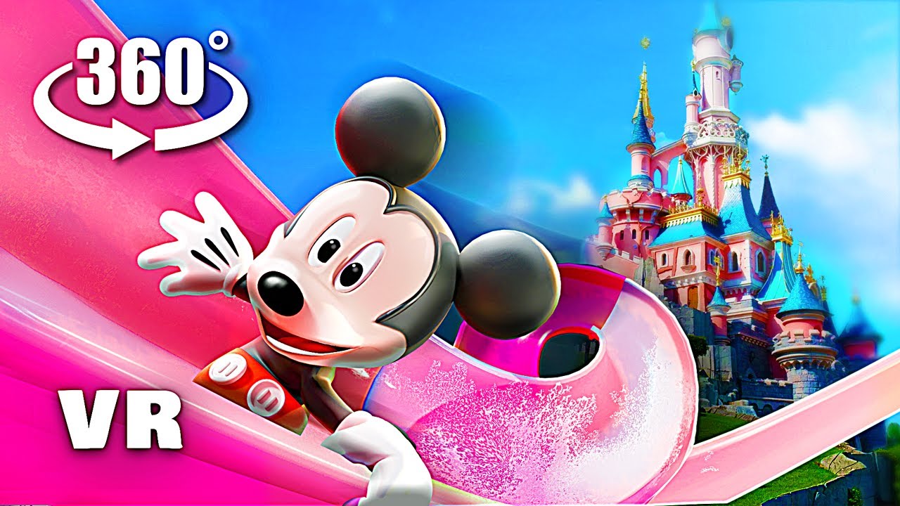 VR 360&deg; DISNEY WATERSLIDE
