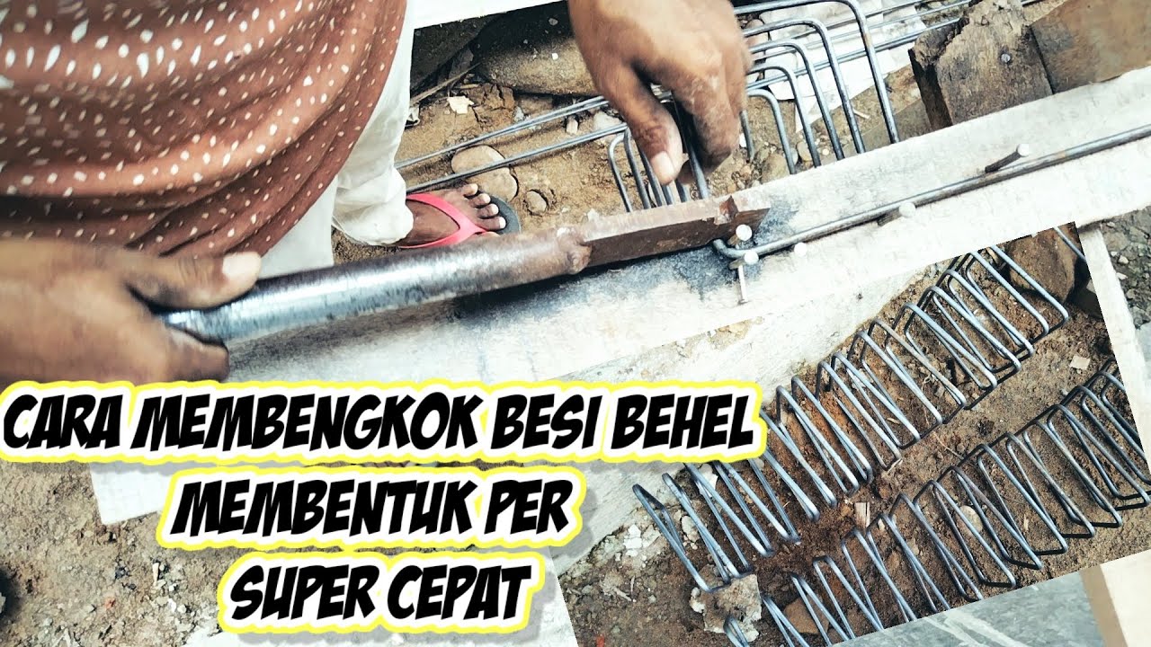 Cara membengkokkan besi behel begol spiral super cepat dan mudah tutorial dari awal sampai akhir