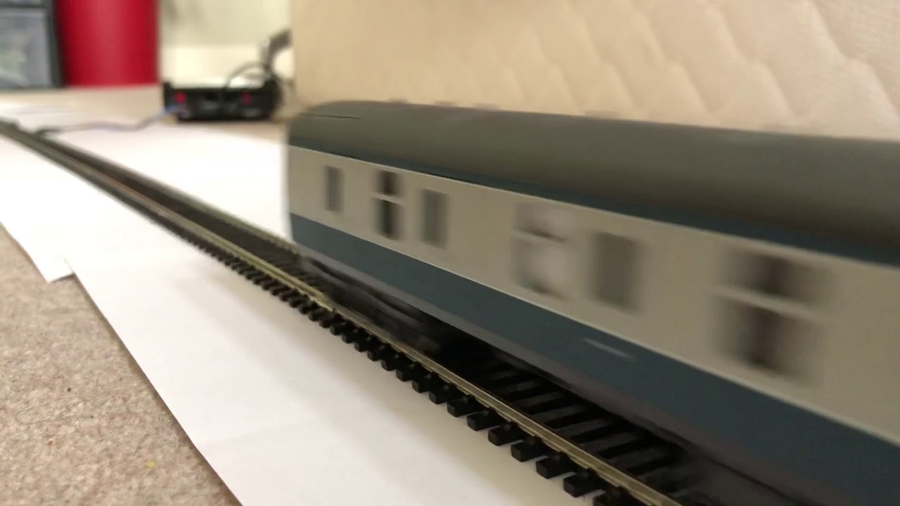 Hornby NSE Class 50 &lsquo;Dauntless&rsquo; in action with an Intercity train