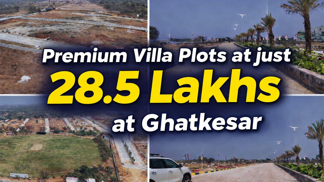 GHATKESAR | PREMIUM PLOTS WITH WORLD CLASS AMINITIES