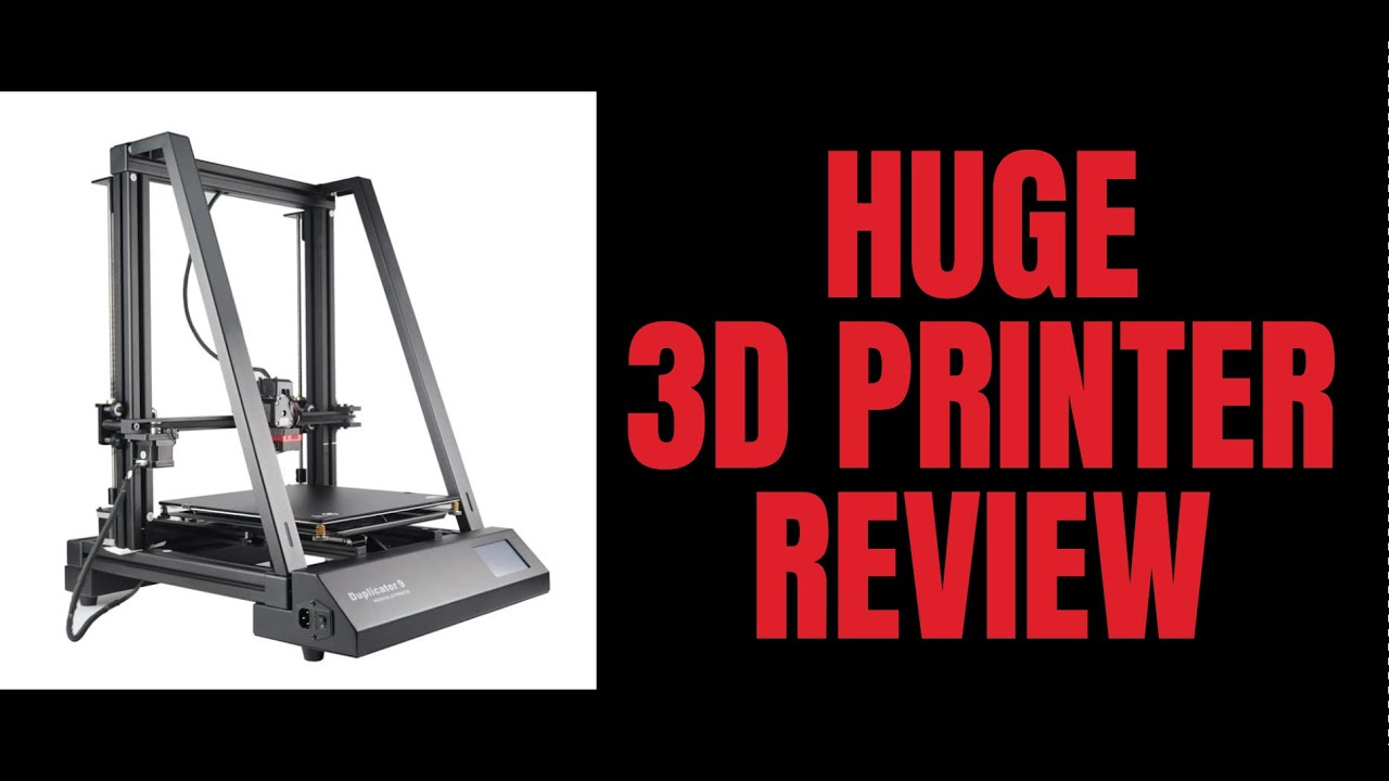 Crazy HUGE 3D Printer!! Wanhao Duplicator 9 (D9) 500 MK3 Review