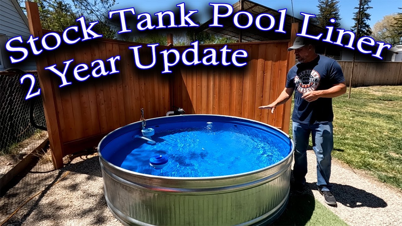Stock Tank Pool with Raptor Liner, 2 Year Update