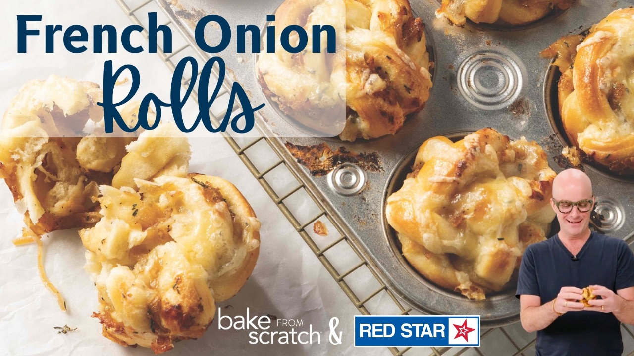 Soft & Delicious French Onion Bread Rolls