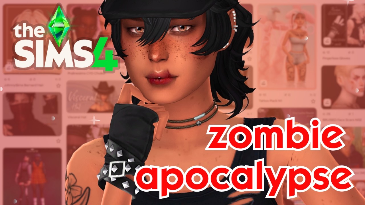 Покупки и создание персонажа в стиле зомби-апокалипсиса 🧟&zwj;♂️ | SIMS 4