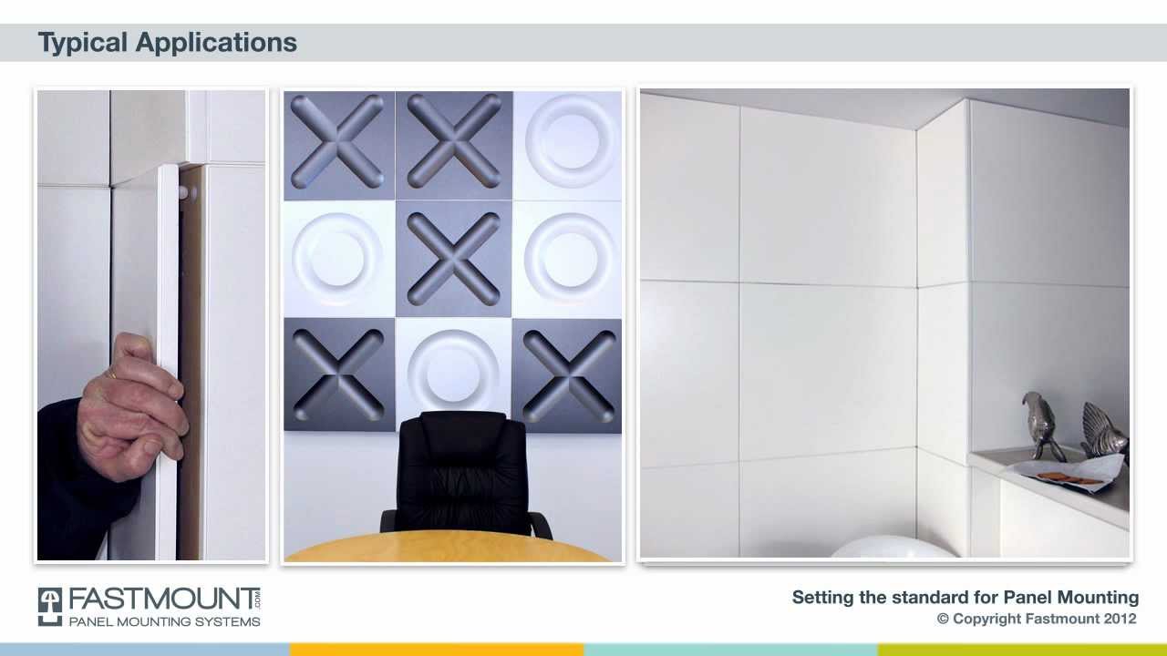 How to mount removable wall panels Guide 6: Fastmount LP-DF8 & LP-SM8
