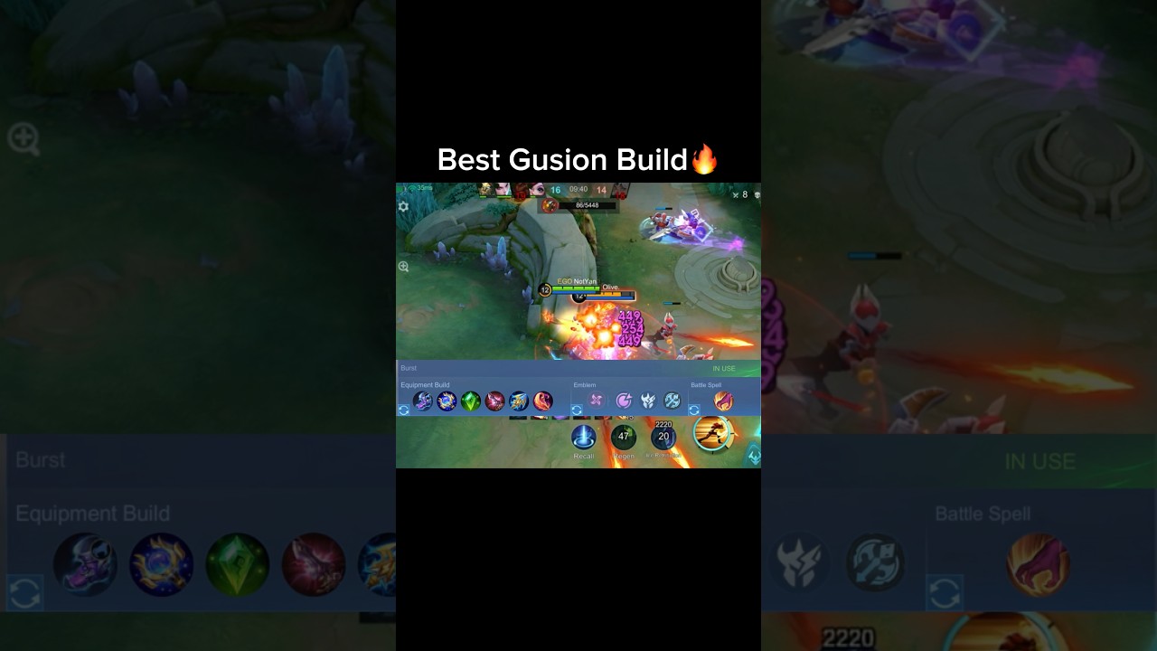 BEST GUSION BUILD 2026💀?!#mobilelegends #gusion #gusionhyper