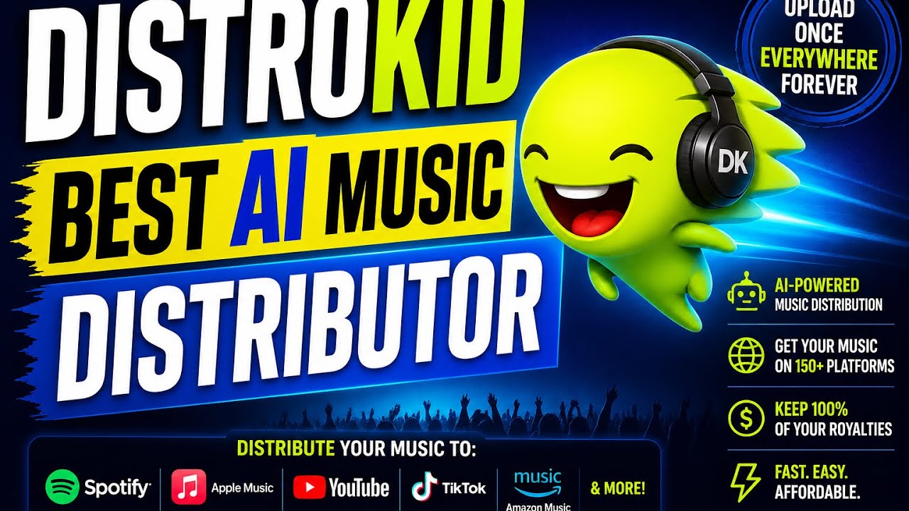 DistroKid: Как распространять музыку, созданную с помощью ИИ, на Spotify, Apple Music и YouTube M...