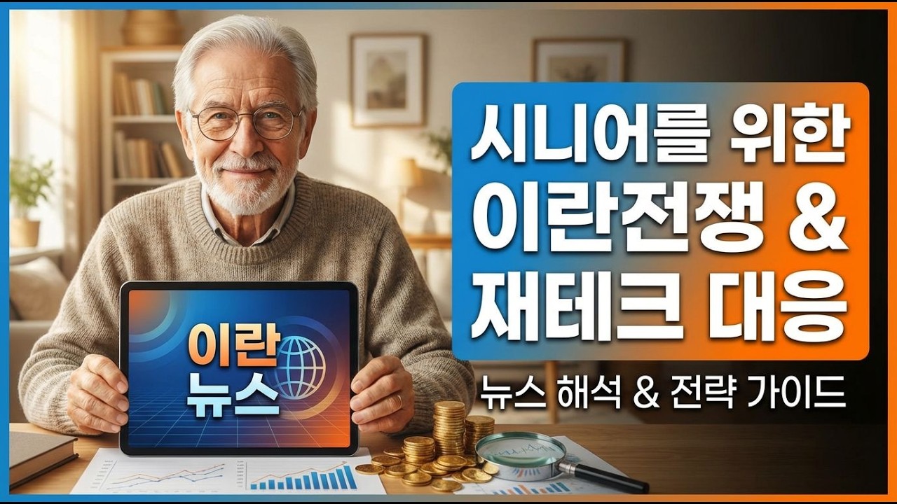 자면서 듣는 시니어 라디오시니어 필수! 이란전쟁 뉴스로 돈 버는 법은 ㅣ시니어라디오 ㅣ 시니어 경제ㅣ시니어 금융