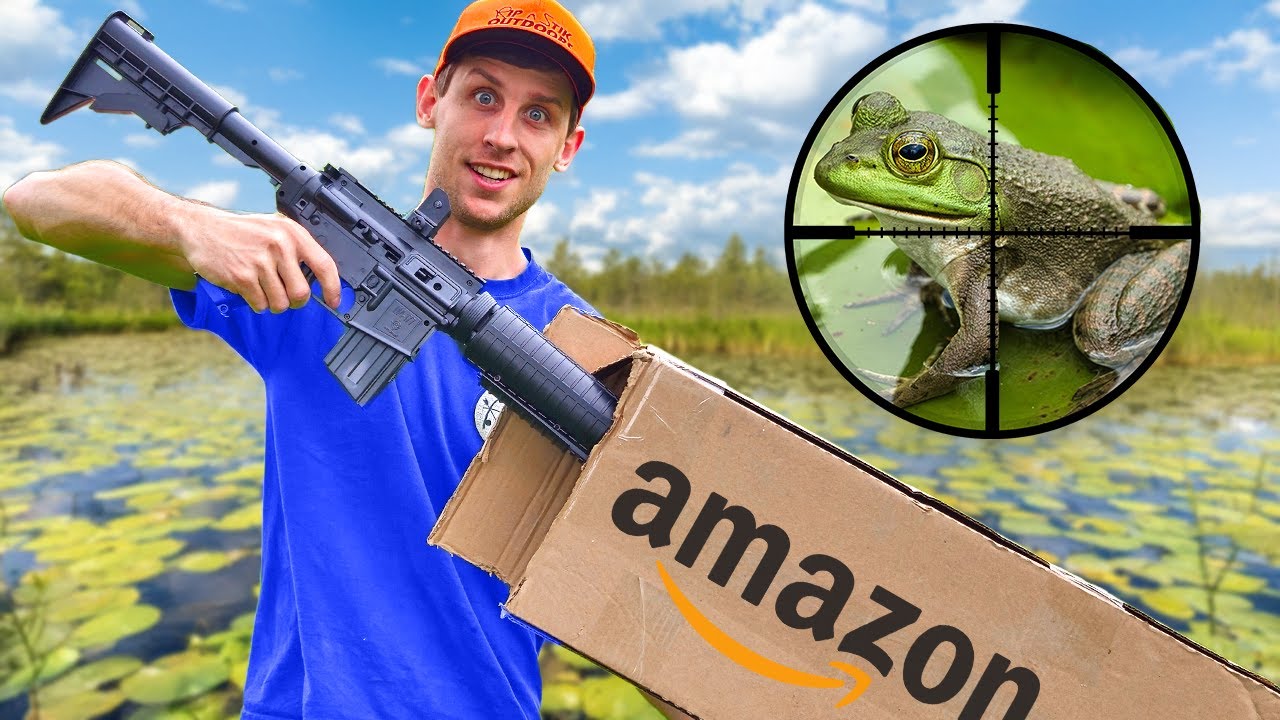 Bullfrog Hunting with Amazon's Cheapest AR!