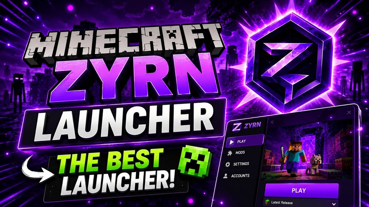 Trying Minecraft zyron launcher 