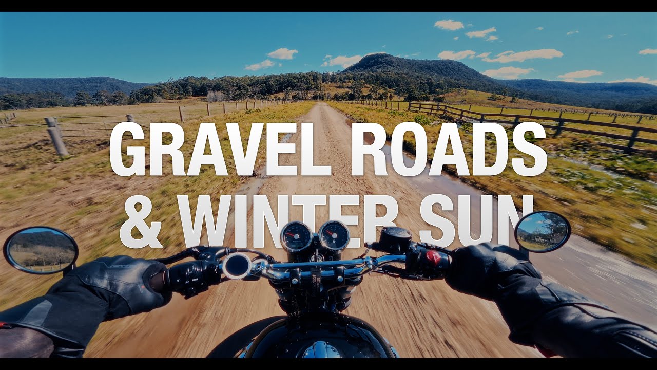Gravel Roads & Winter Sun | Chill Country Ride POV