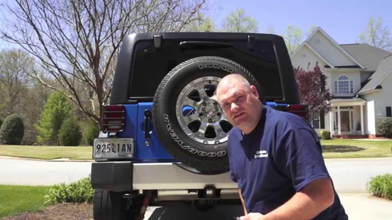 Jeep Wrangler — Как установить камеру заднего вида — Часть 1 JK JKU