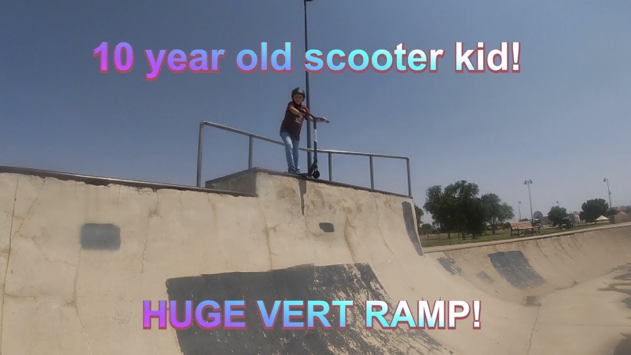 Vlogisode #2: 10 Year Old vs HUGE VERT RAMP!