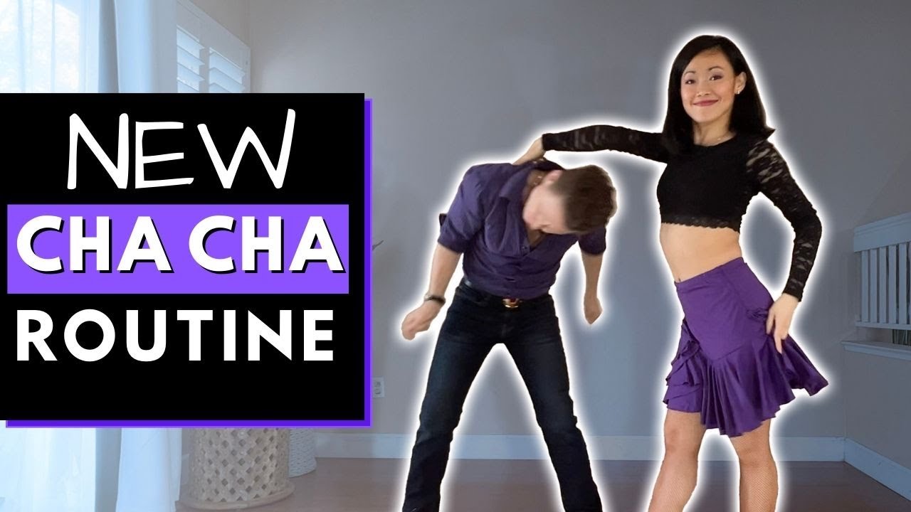 New CHA CHA Routine - Dance Tutorial with Grapevines & Head Roll