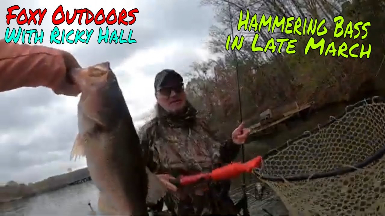 Hammering Bass in Late March on Lake Robinson
