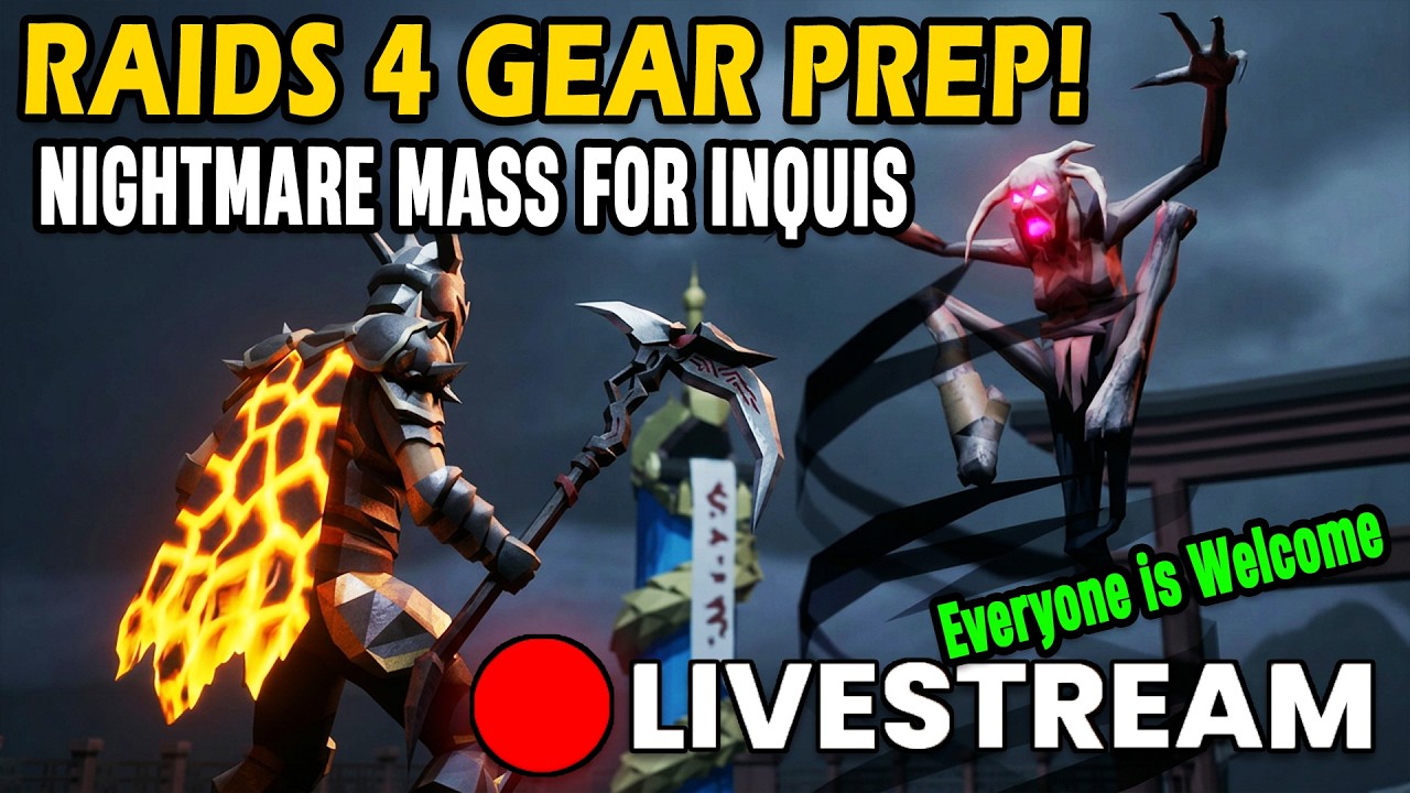 🔴 NIGHTMARE MASS! GRAB SOME INQUIS FOR RAIDS 4! EVERYONE IS WELCOME! !kick 🔴