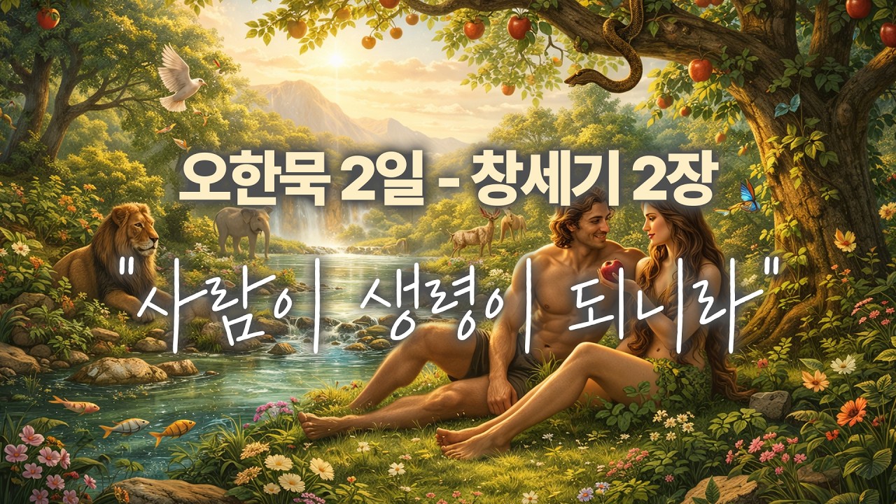 생기를 그 코에 불어 넣으시니 사람이 생령이 되었습니다 [오한묵 2일, 창세기 2장]