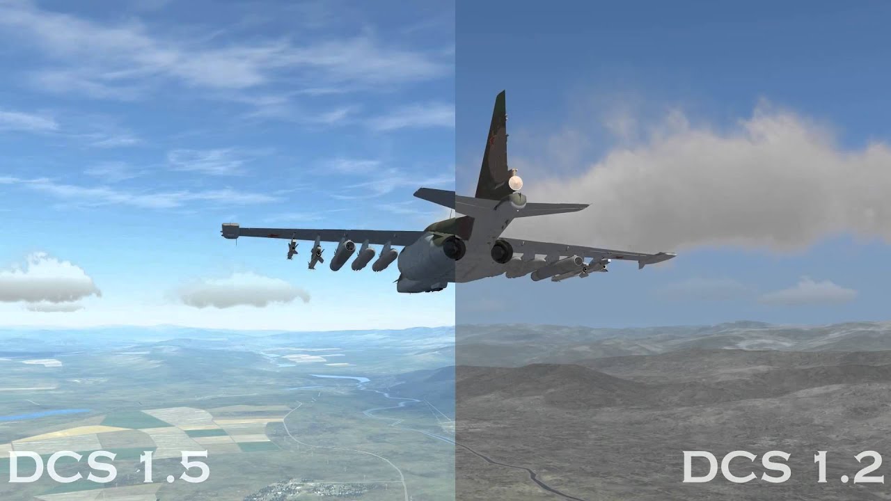 DCS World 1.5 против DCS:World 1.2 - наглядное сравнение (часть 2)