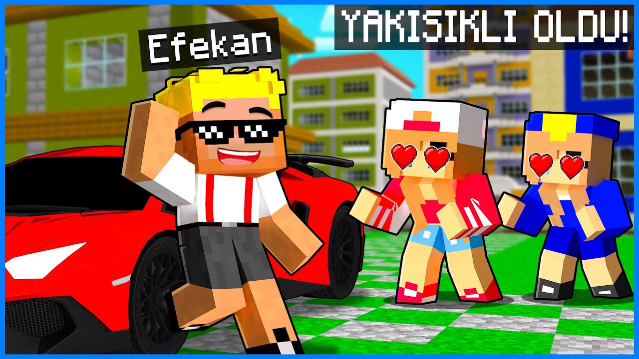 Zavallı Efekan Çok Zengin Oldu! Tüm Kızlar Peşinde! 💰😱 - Minecraft