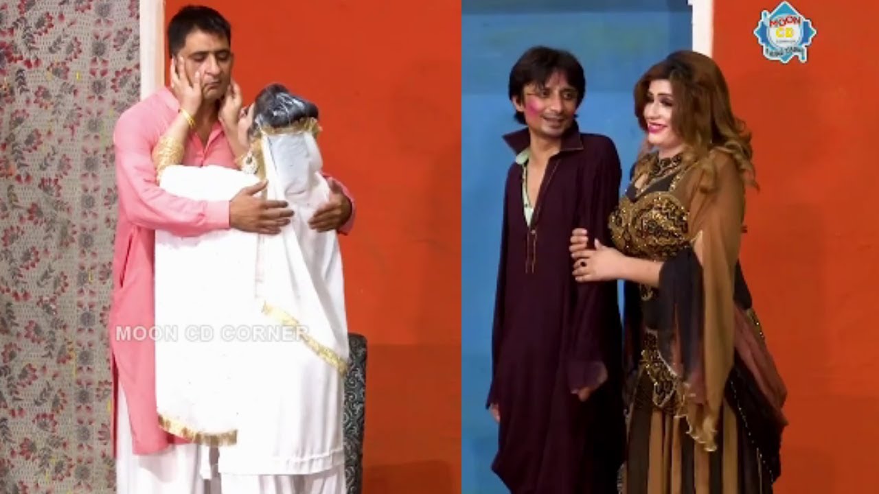 Amjad Rana with Nida Shazadi and Zulfi | Comedy Clip | Stage Drama 2021 | Punjabi Stage Drama