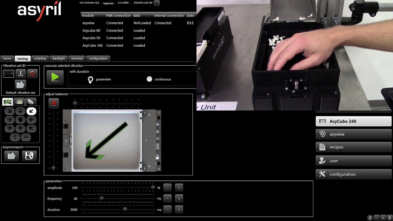 Asyril Asycube Flexible Part Feeding & HMI Demo