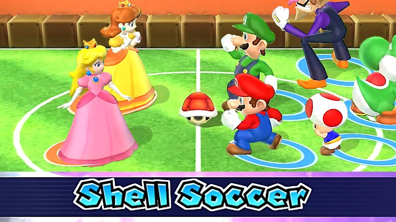 Mario Party 9 Peach and Daisy vs All Characters ◆ Shell Soccer (Master Difficulty) #7
