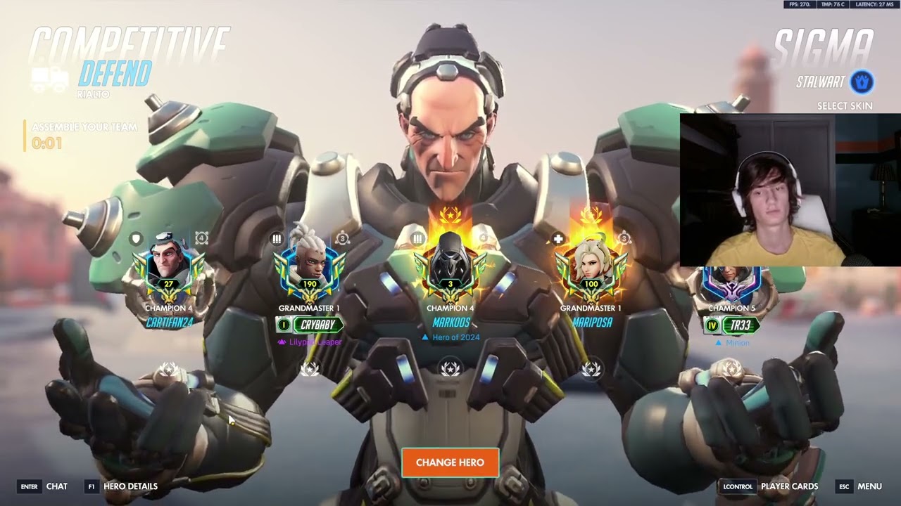 Doomfist Perks 🥵Cartifan TOP 1 Doomfist Gameplay Overwatch Season 1