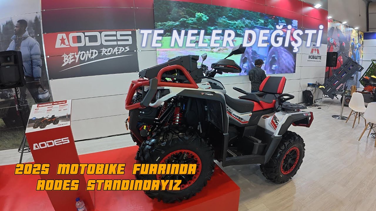 2025 MOTOBİKE FUARINDA AODES DE OLAN YENİLİKLERİ İNCELEDİK #atvmotor #aodes #motobike #atv