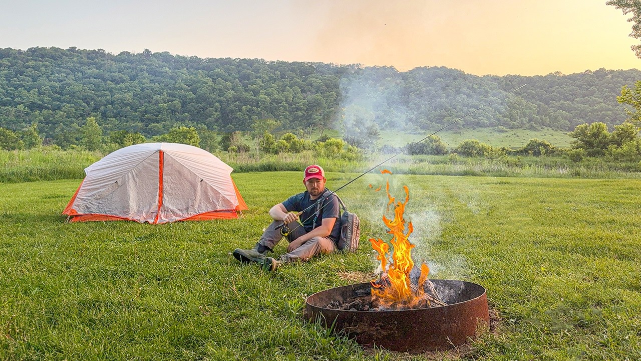 5 Days Solo Camping and Fishing the Driftless Area | Trout, Pike and More