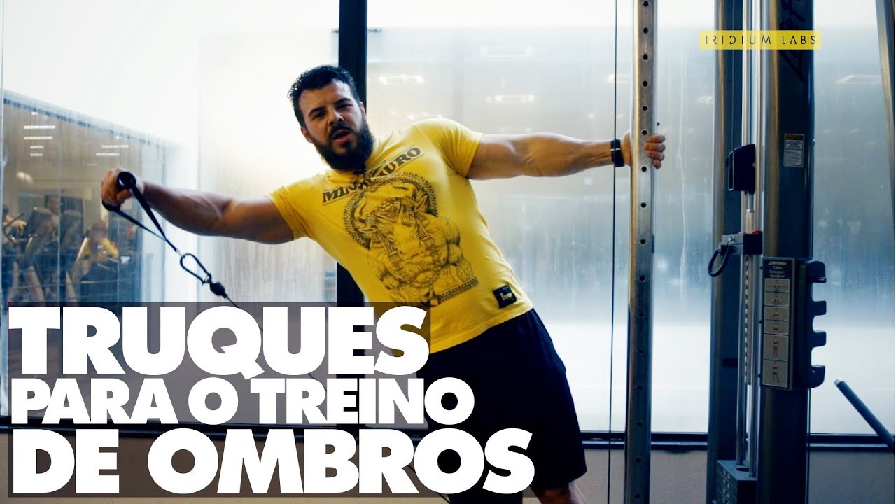 Dicas do Laercio: os truques para otimizar o treino de ombros | Feito de Iridium
